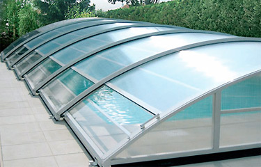Abri bas pour piscine PALMA Abri bas pour piscine PALMA