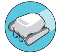 Dolphin E10 de Maytronics, brosse active Dolphin E10 de Maytronics, brosse active