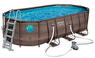 Piscine hors sol Bestway Power Steel Vista Ovale Piscine hors sol Bestway Power Steel Vista Ovale