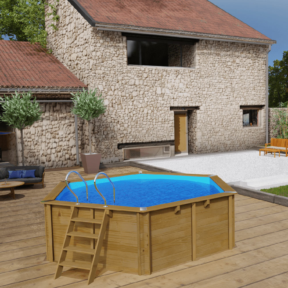 Piscine bois sunbay Ananas Piscine bois sunbay Ananas