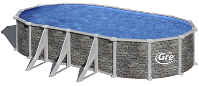 Piscine Hors sol Gré Corcega ovale Piscine Hors sol Gré Corcega ovale