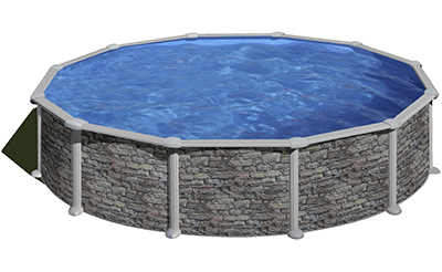 Piscine hors sol gré Corcega ronde Piscine hors sol gré Corcega ronde