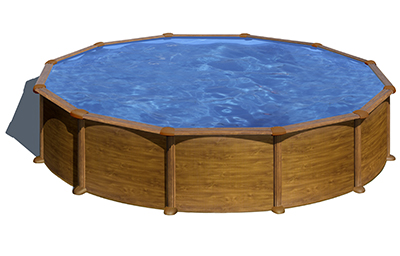 Piscine hors sol gré Mauritus ronde Piscine hors sol gré Mauritus ronde