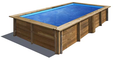 Piscine bois Sunbay Lemon Piscine bois Sunbay Lemon