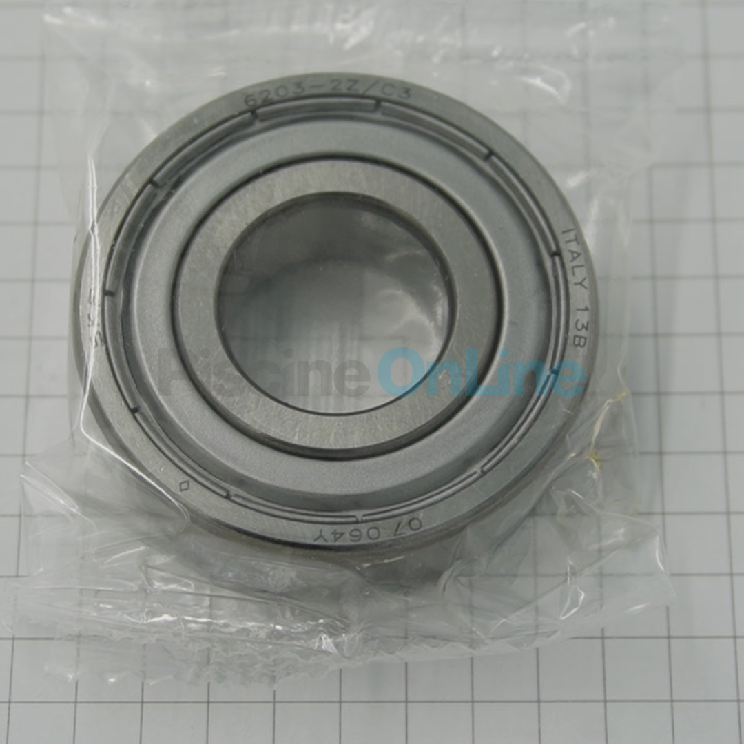 Roulement 6203 flasque métal - 40x17x12 (6203-2Z/C3 SKF)