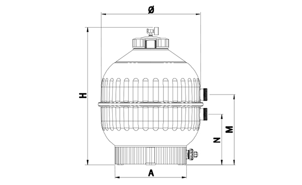 Dimensions du filtre Cantabric