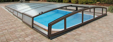 Abri bas piscine Majestic Polycarbonate