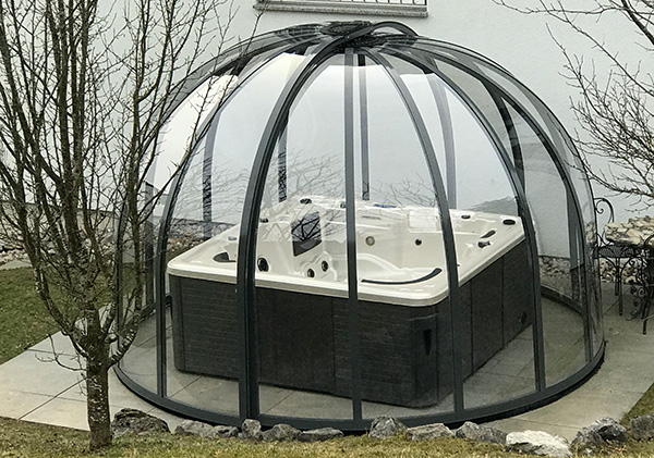 Abris spa rond - ORING - Planète Spas et Piscines