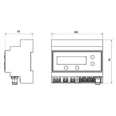 ADIN20 AQUA Dimensions