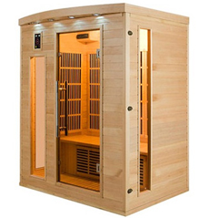 Sauna infrarouge Apollon 3 places vue 2