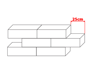 Espacement de 25 cm obligatoire - Kit piscine polystyrène Astralpool First Bloc