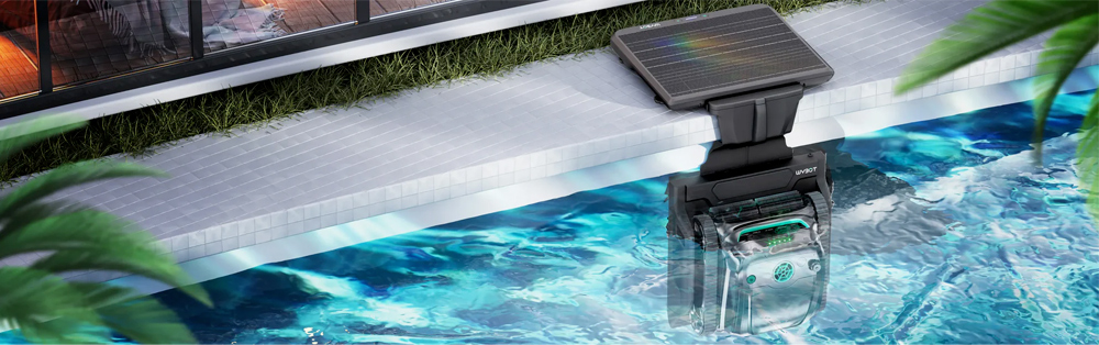 Wybot S2 avec station de charge solaire