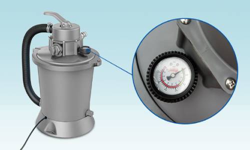 Groupe de filtration BlueSilk Manomètre