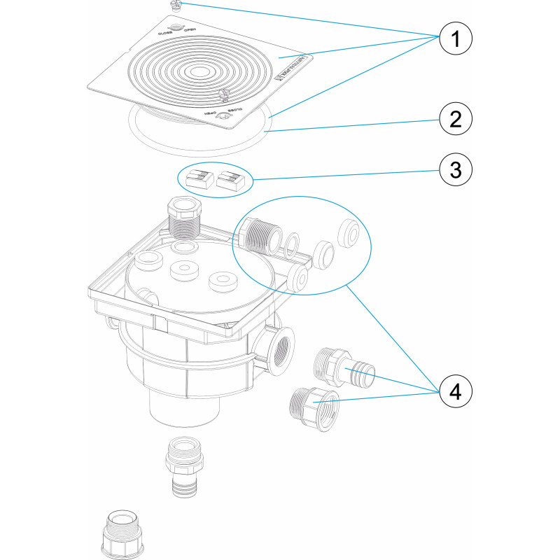 Pièces détachées pour Boite de connexion STANDARD +