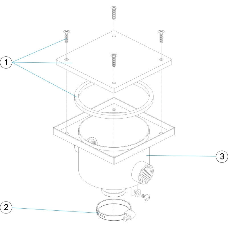Pièces détachées pour Boite de connexion inox standard