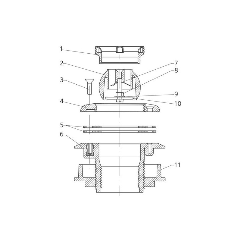 Pièces détachées pour Buse de Refoulement 1'1-2 - 2' Liner - Préfa.