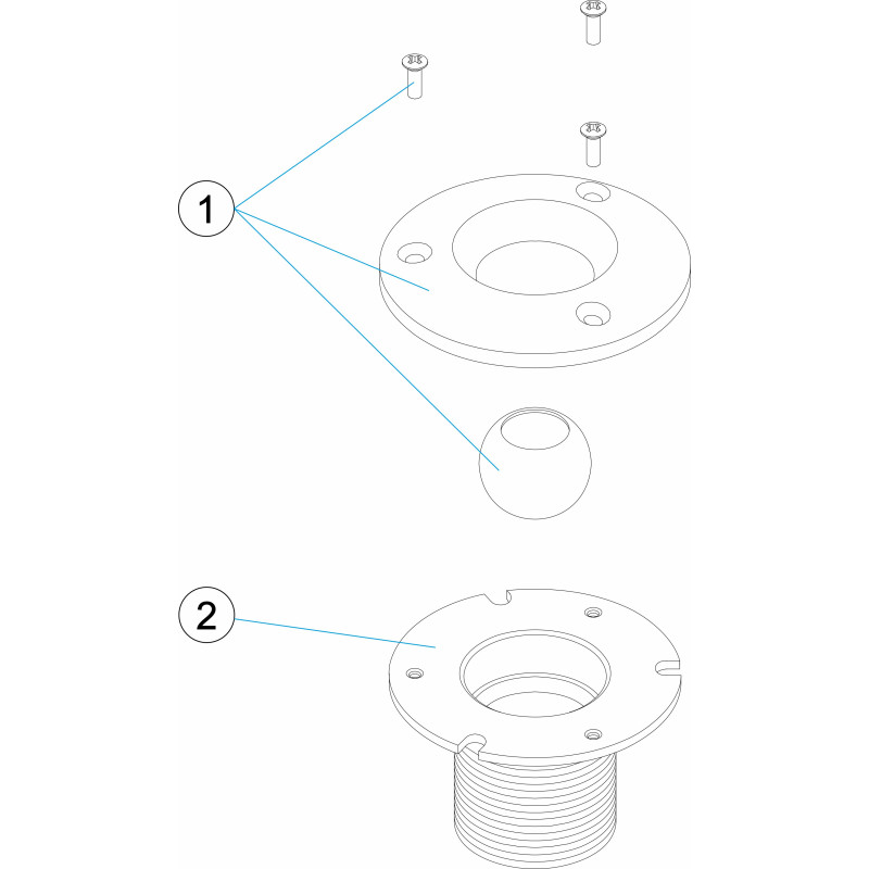 Pièces détachées pour Buse de refoulement inox 1/2"