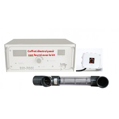 boitier avec fonction autonettoyante compatible CLORILUX 150 x 38 mm