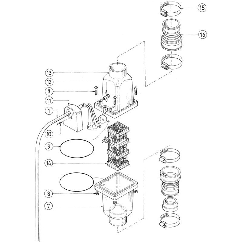 Pièces détachées pour Cellules verticales et kits STERILOR avant 07/93