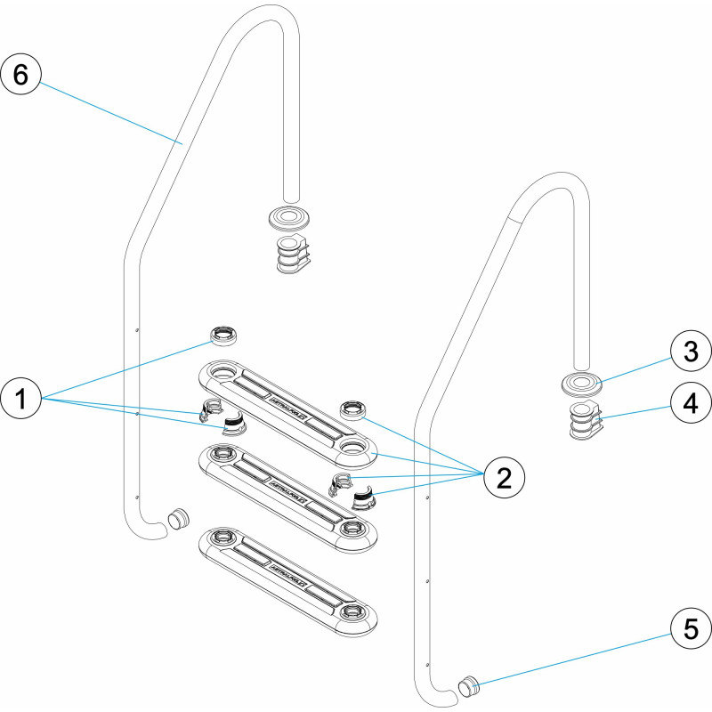 Pièces détachées pour Échelle standard KOMFY