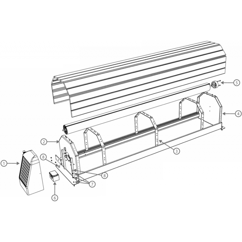 Pièces détachées pour Couverture automatique volet CAPCIR ECO II SOLAIRE