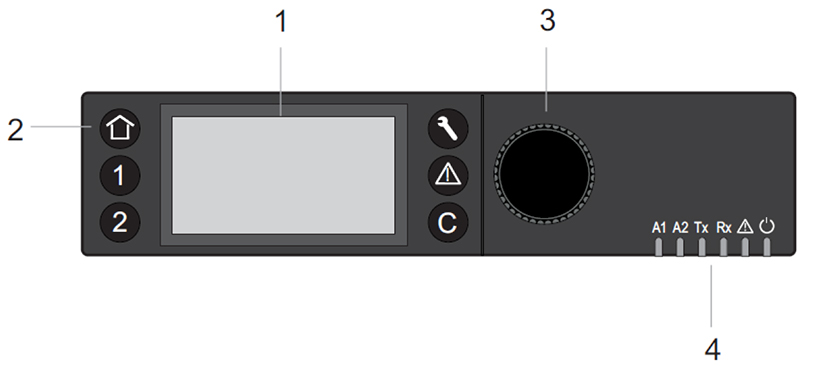 Déshumidification gainable double flux DanX XD tableau de commande