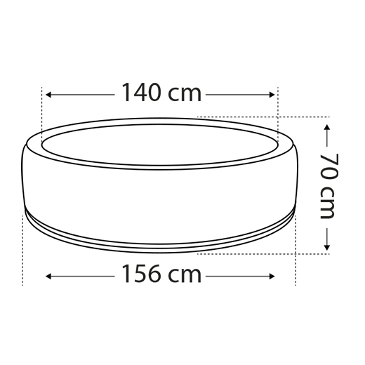 Dimensions du spa Vita