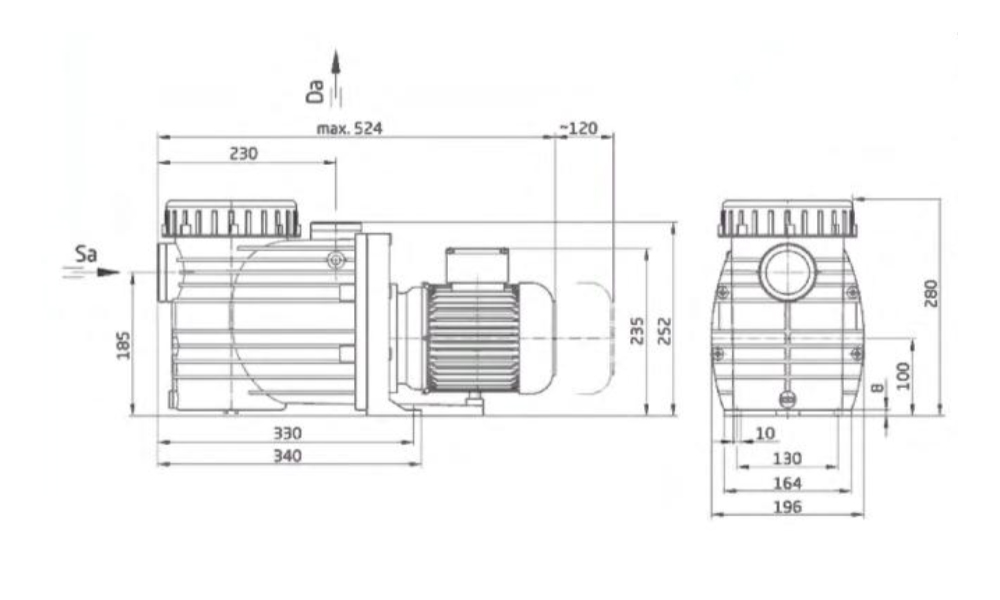 BADU MAKO est une pompe de filtration compacte