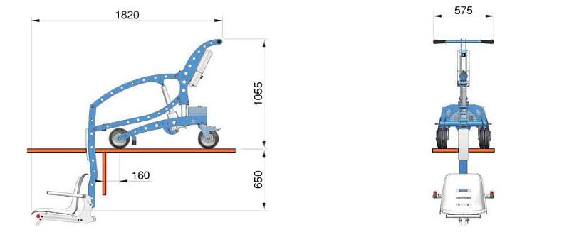 Schema dimensions Ecopool immerge