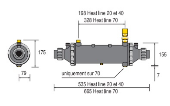 Dimensions Heat Line Nu