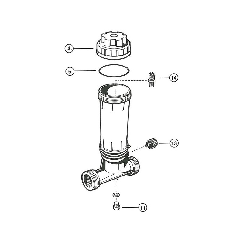 Pièces détachées pour Distributeur de Chlore In-Line 2.5 kg