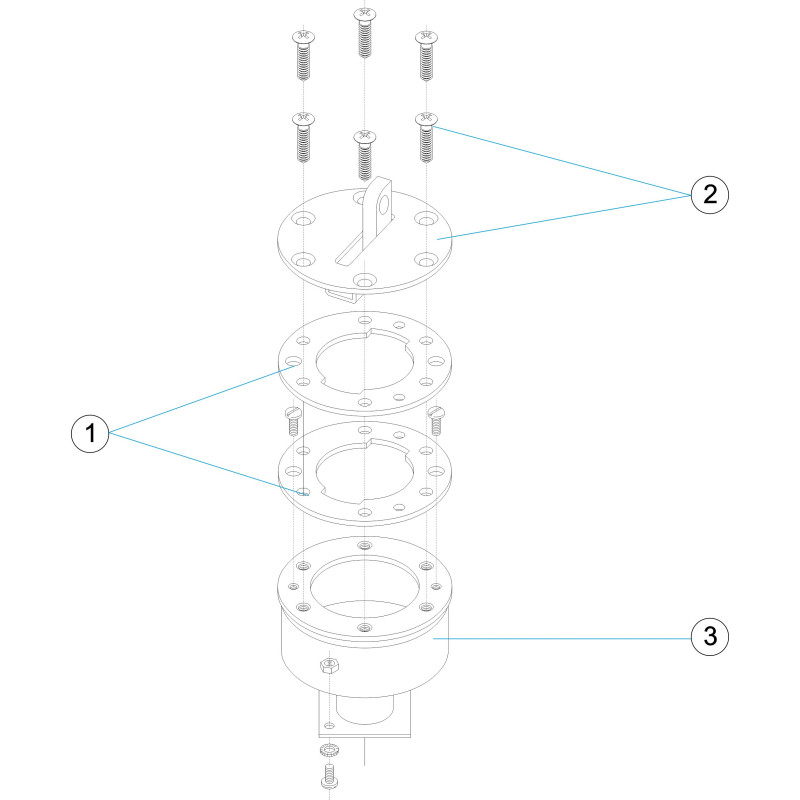 Pièces détachées pour Fixation de lignes de nage LINER