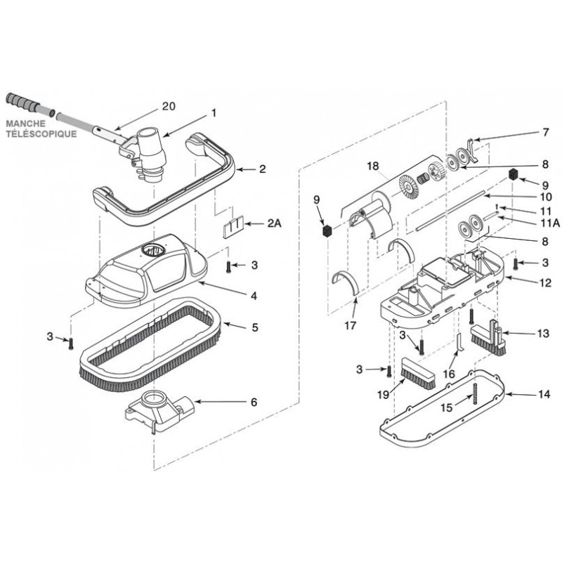 Pièces détachées pour Robot STA-RITE Great White
