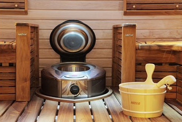 Poêle de sauna Harvia Forte intégré au sol