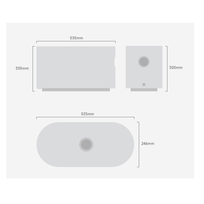 Pompe de filtration Invermaster VS AQUAGEM Dimensions