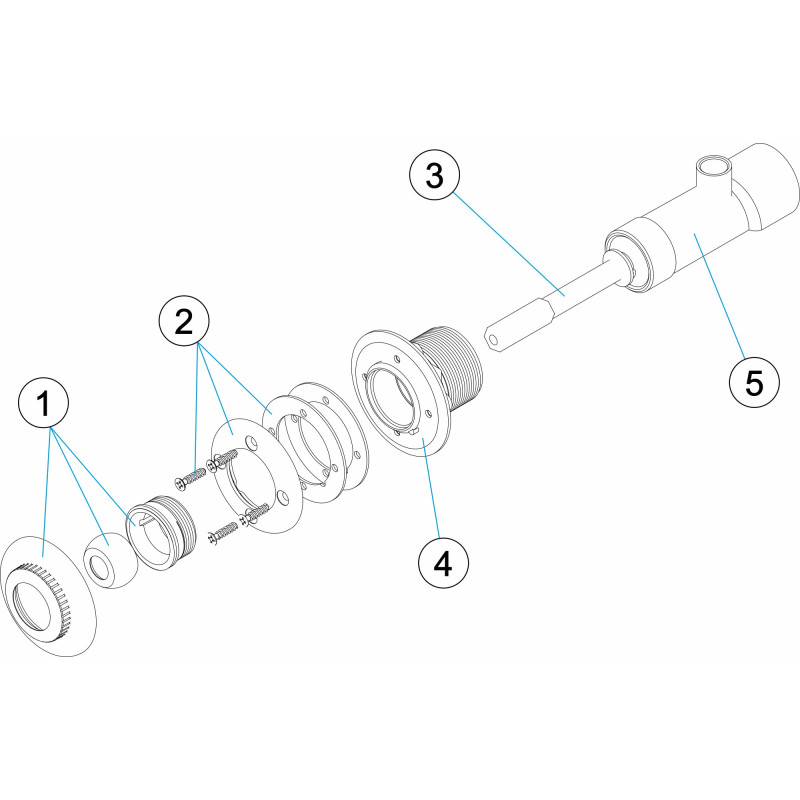 Pièces détachées pour Jet massage L-169 - 254 m/m LINER