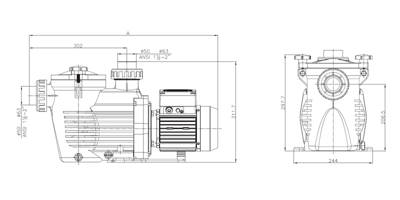 Dimensions KS EVO VS