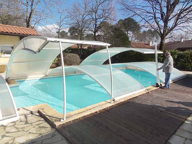 Motorisation d abri de piscine Lift Up