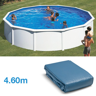 Bache d'hivernage piscine hors sol ronde 3 tailles: 3.60 - 4.60 - 5.50 m