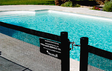 système de sécurité par loquet pour clôture de sécurité piscine NORA