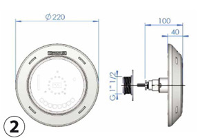 LumiPlus Rapid 1.11 dimensions p beton