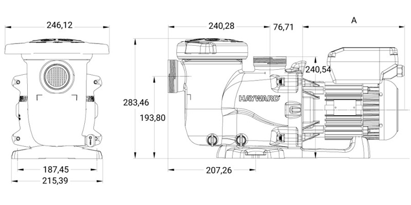 Maxflo XL VS Dimensions