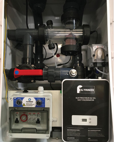 MX25 + NCC* + Régulateur de pH + Électrolyseur