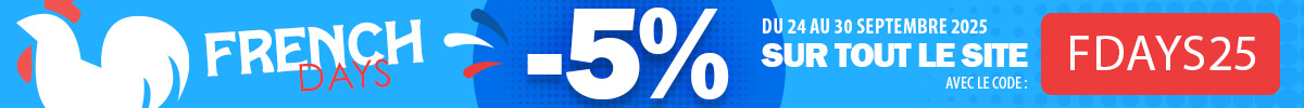 French Days : 5% sur tout le site