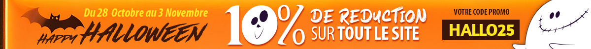 Happy Halloween -10% sur tout le site !