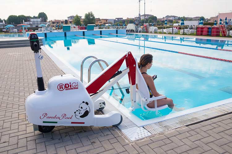 Panda Pool siège élévateur pour handicapés et personnes à mobilité réduite