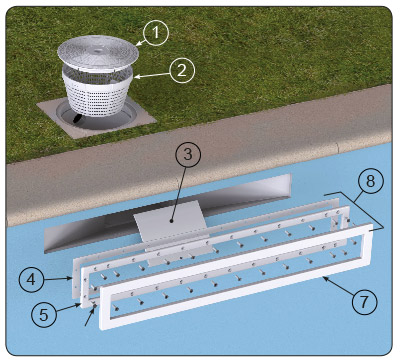 pièces skimmer weltico a800