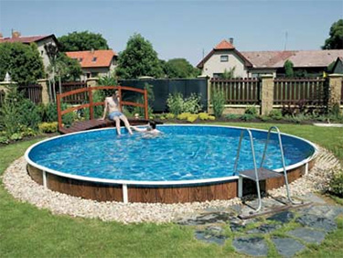 Piscine préfabriquée AZURO ronde 403DL