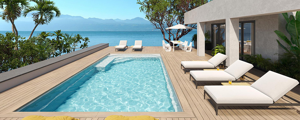 Piscine partition