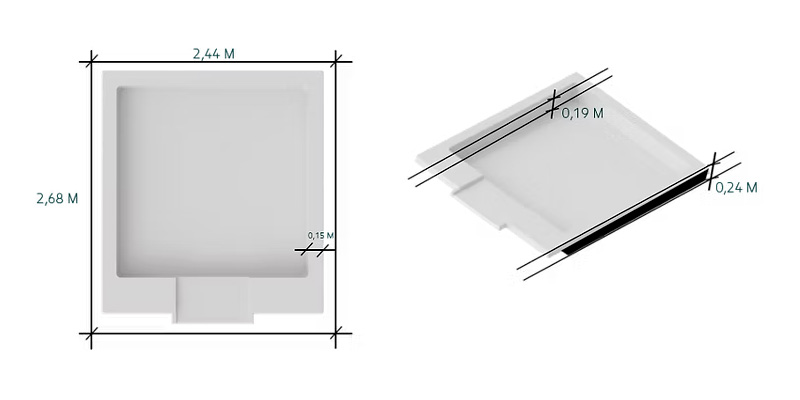 Plage à débordement OKEANOS